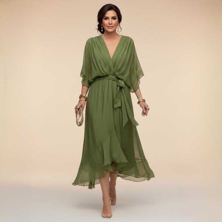 Valentina | Flowing Chiffon Dress