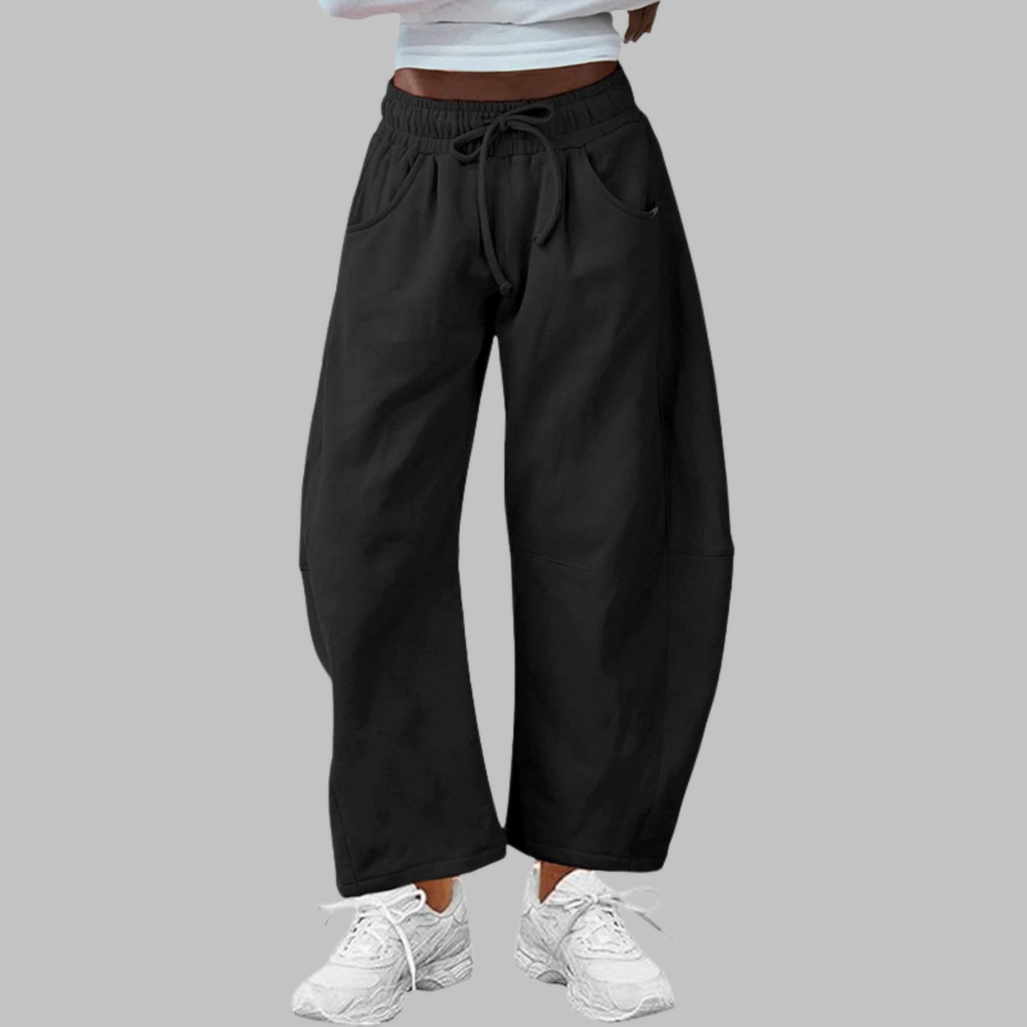 DIGMA™ - Casual Drawstring Barrel Leg Sweat Pants