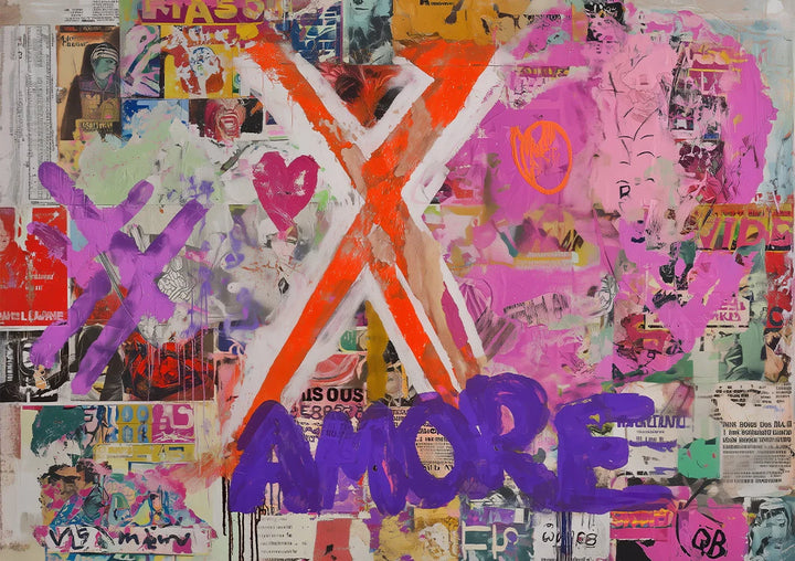 Amore Chaos Schilderij