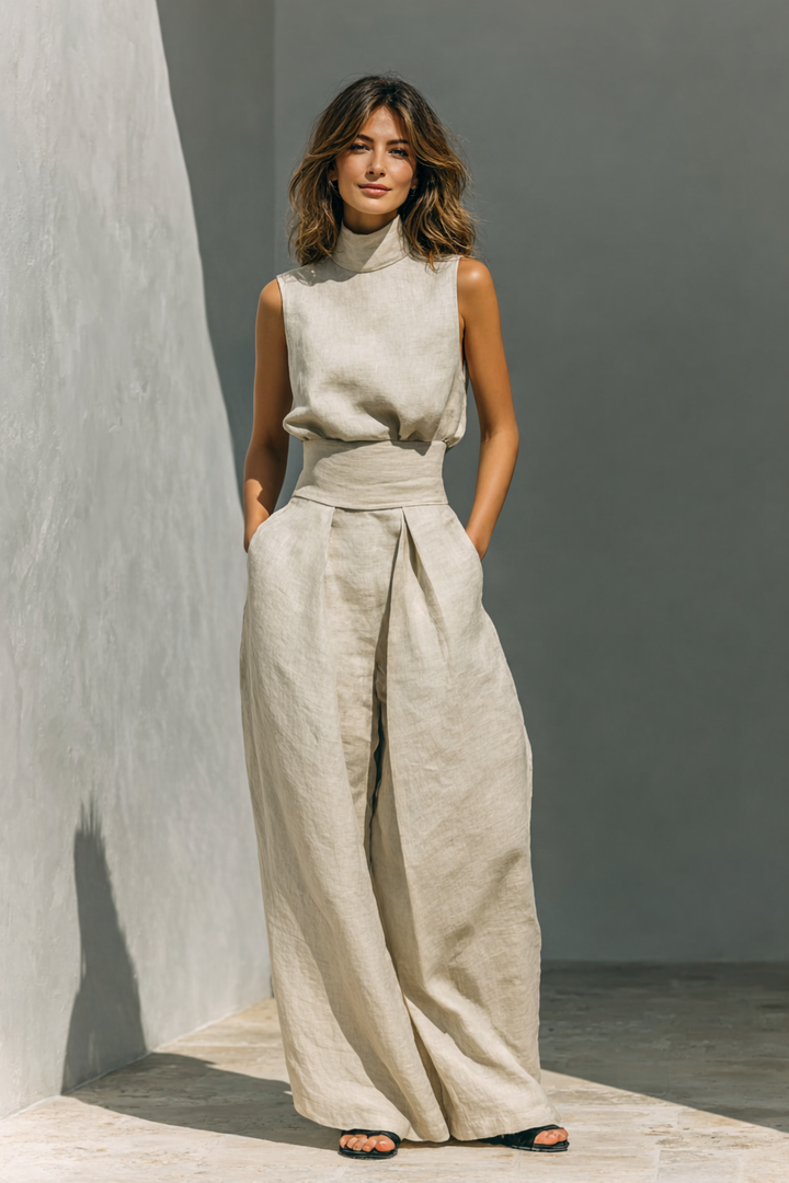 Maria - Complete linen and cotton set