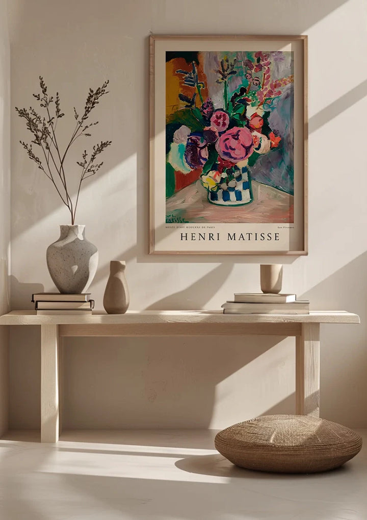 H. Matisse Musee D'Art Moderne De Paris Les Pivoines Schilderij