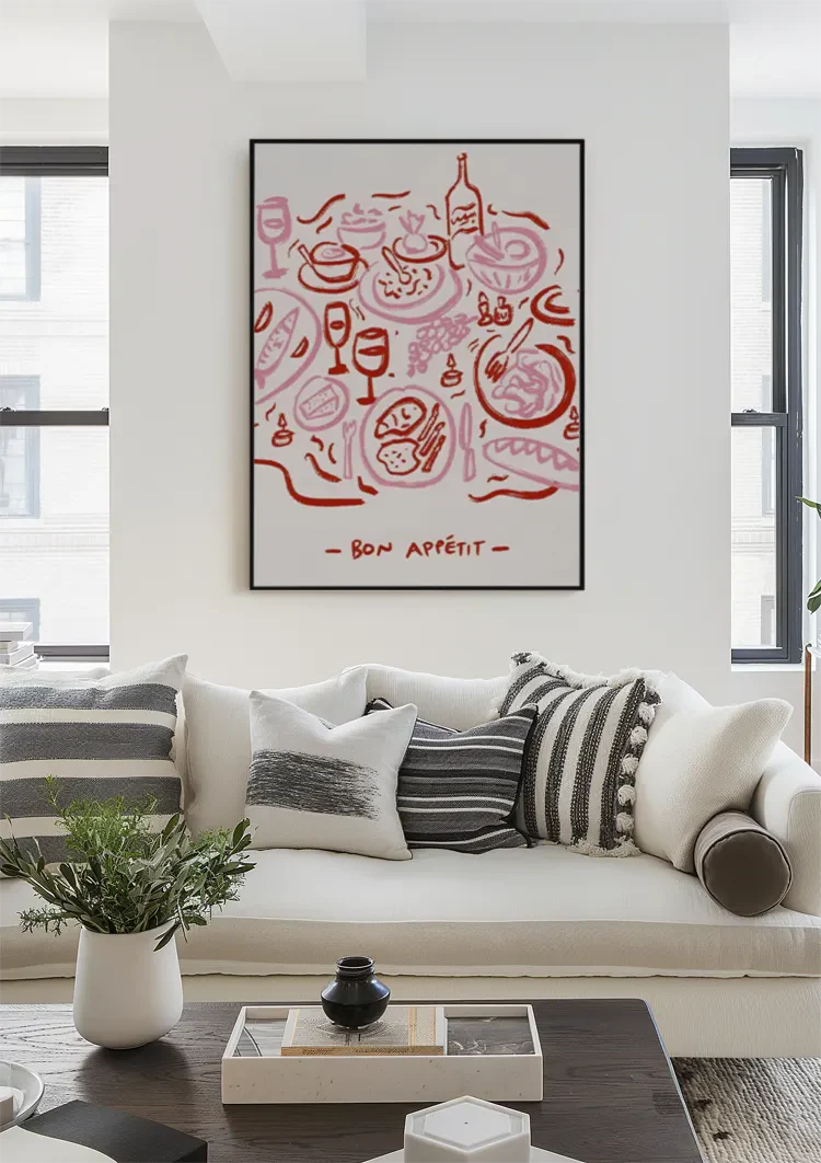 Bon Appétit Schilderij