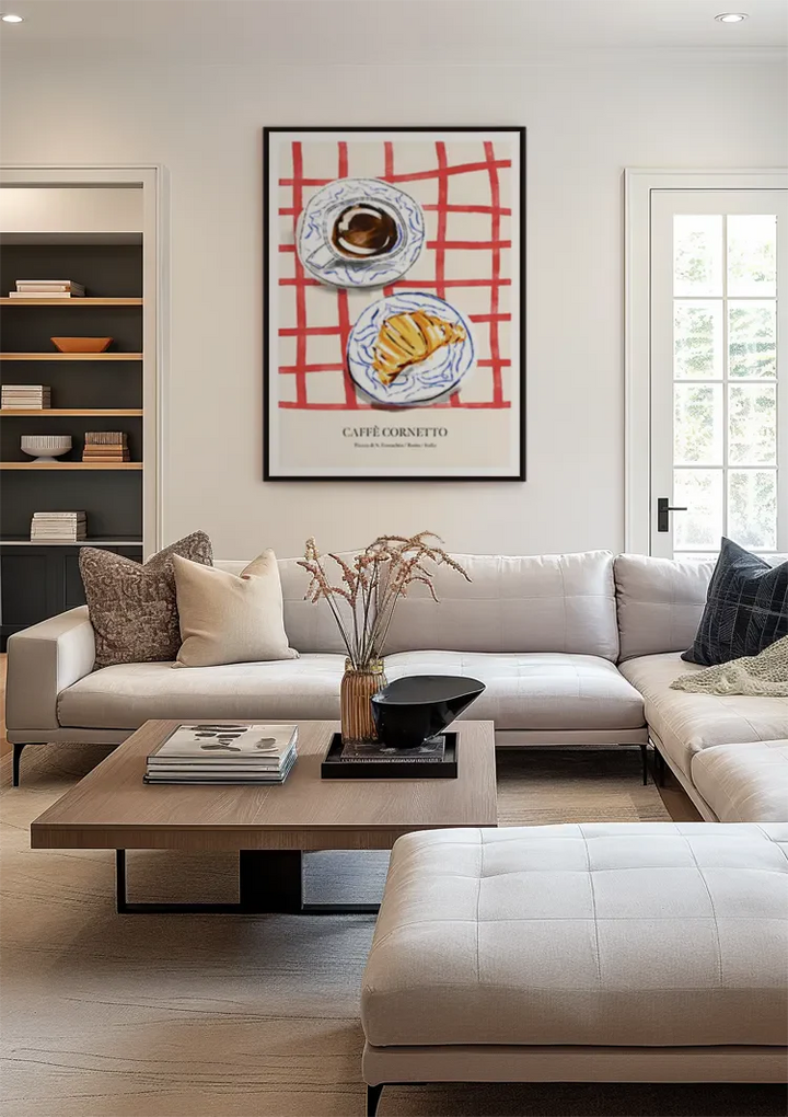 Café Cornetto Schilderij