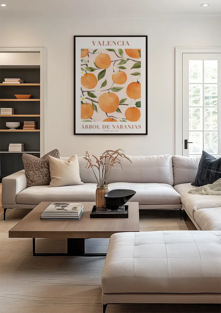 Valencia Arbol De Naranjas Schilderij