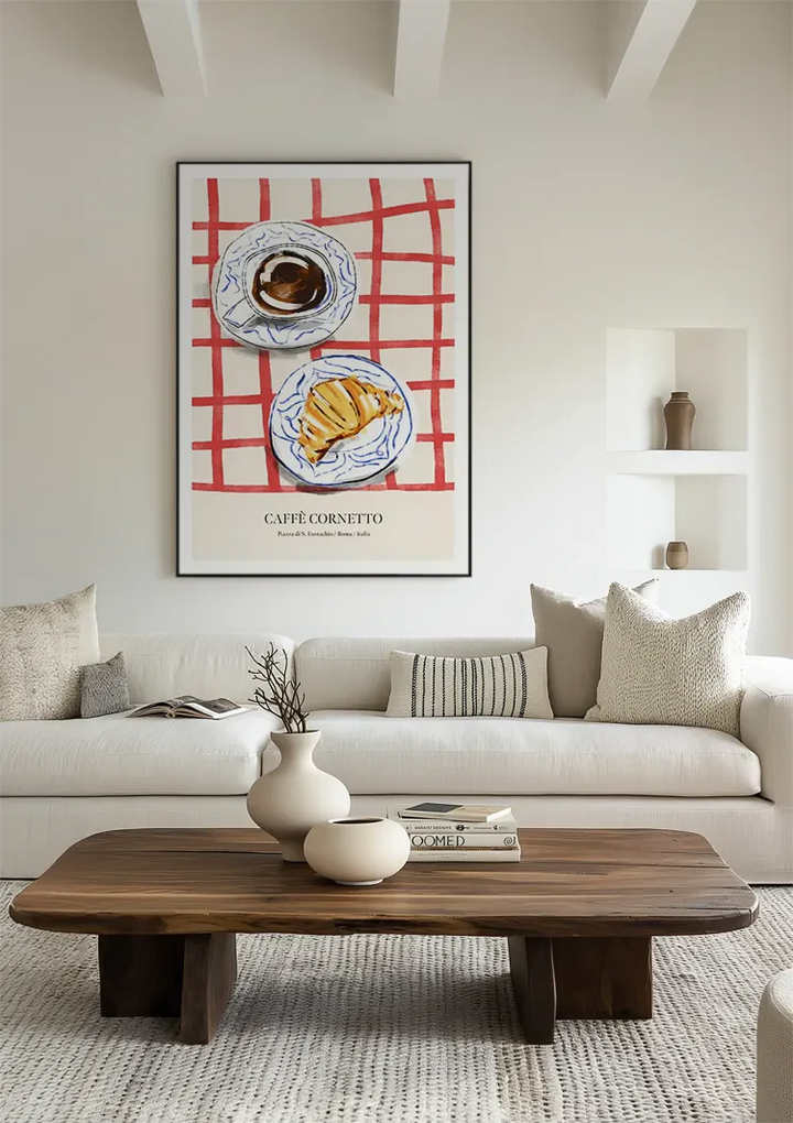 Café Cornetto Schilderij