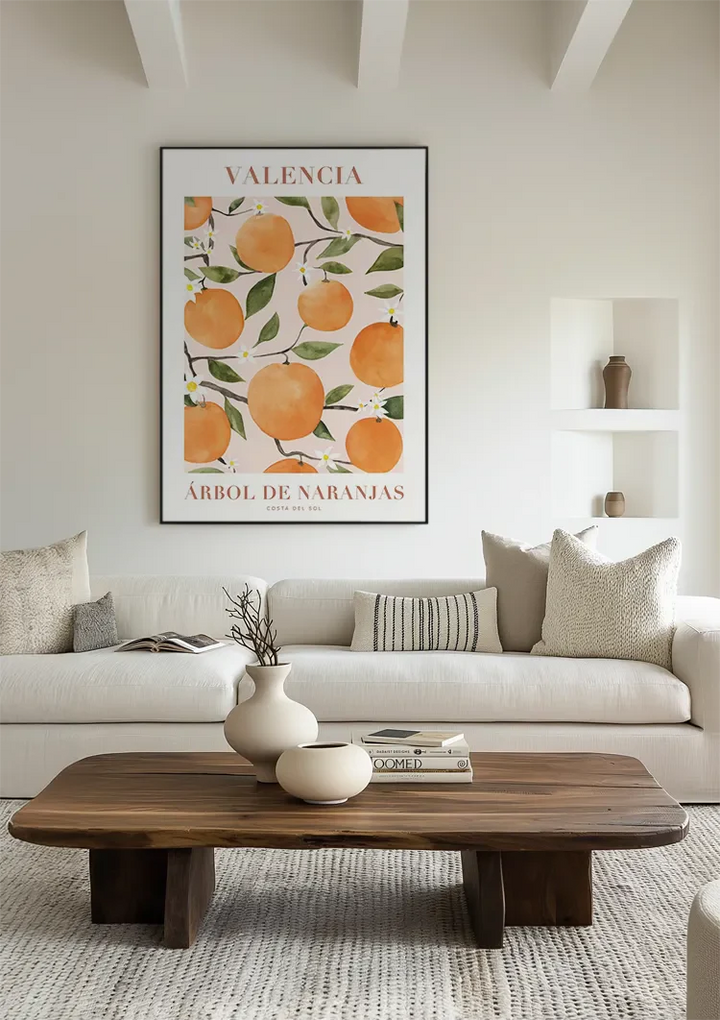 Valencia Arbol De Naranjas Schilderij