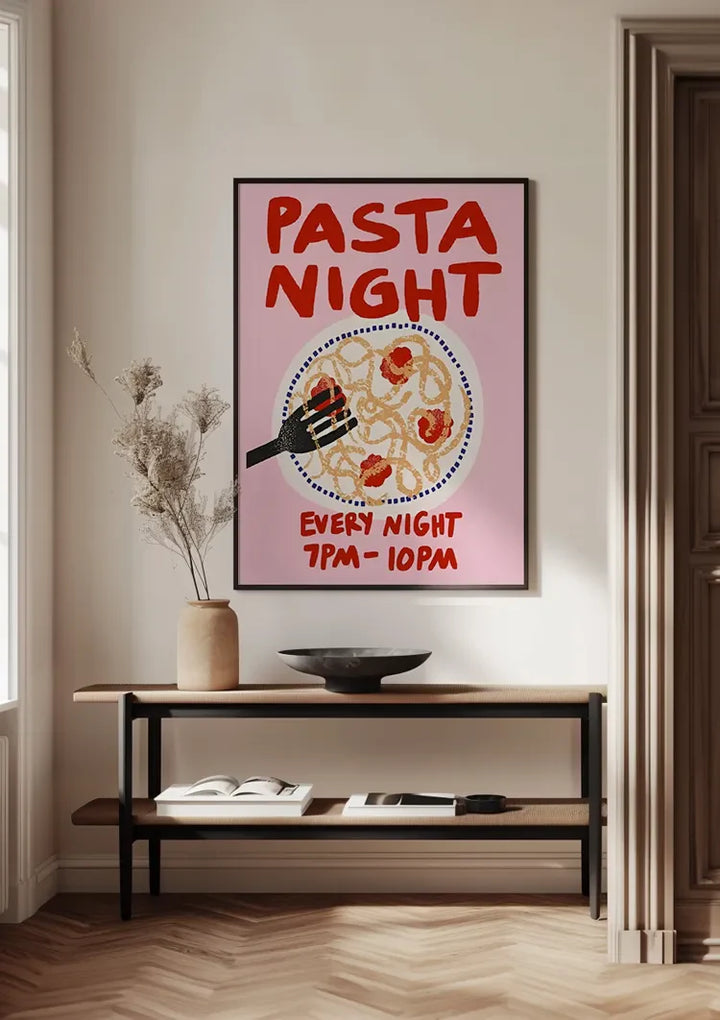 Pasta Night Schilderij