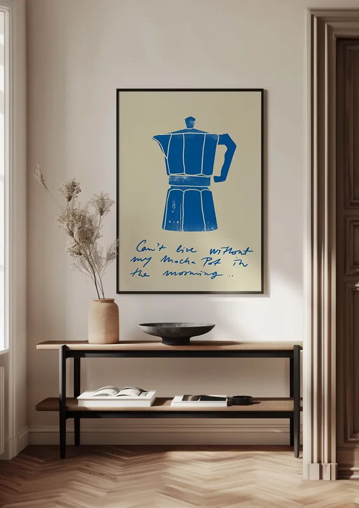 Can't Live Without My Moka Pot Schilderij