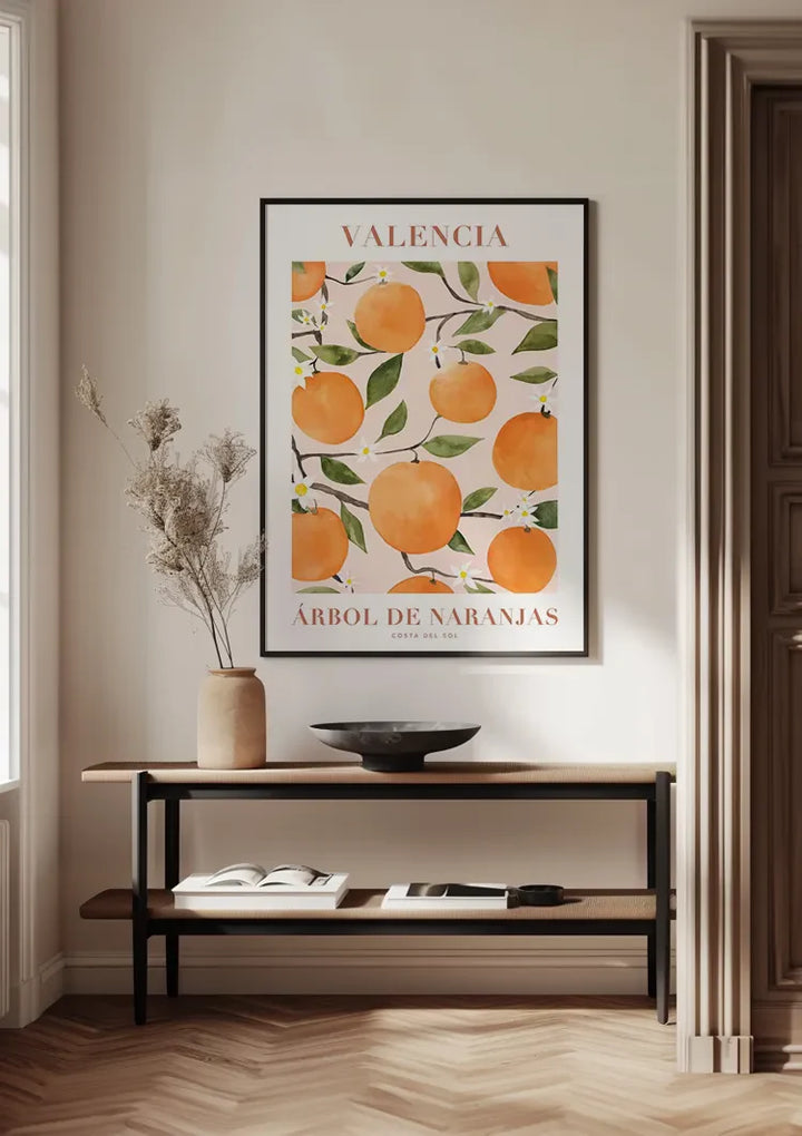Valencia Arbol De Naranjas Schilderij