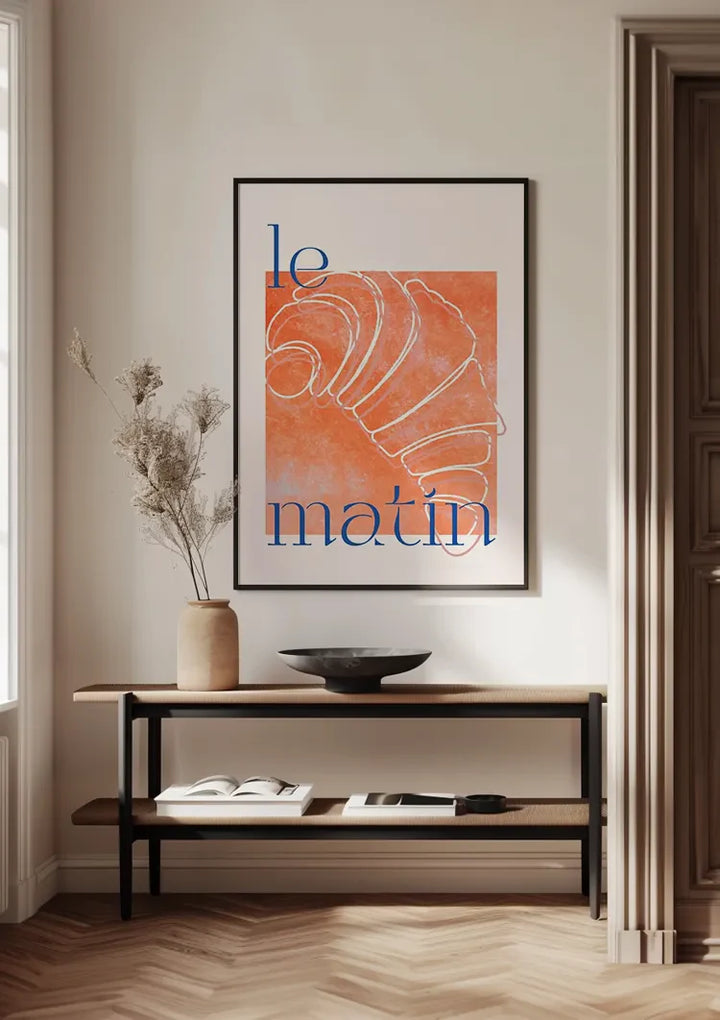 Le Matin Croissant Schilderij