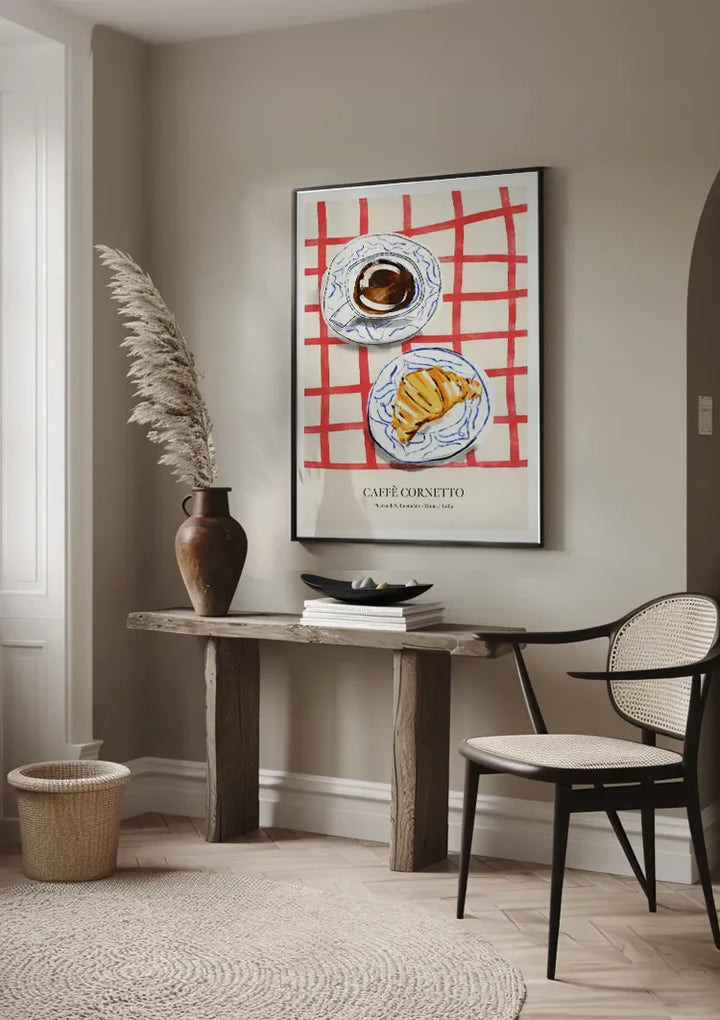 Café Cornetto Schilderij