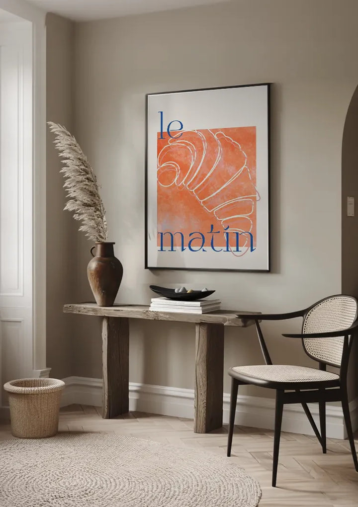 Le Matin Croissant Schilderij
