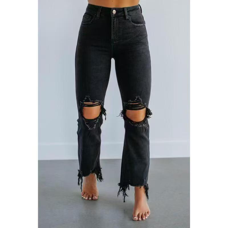 TALA™ – Casual Washed Slim-Fit Ripped Jeans