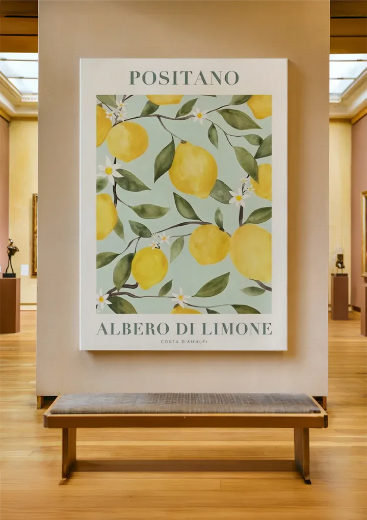 Positano Albero Di Limone Schilderij