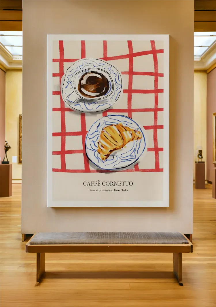 Café Cornetto Schilderij