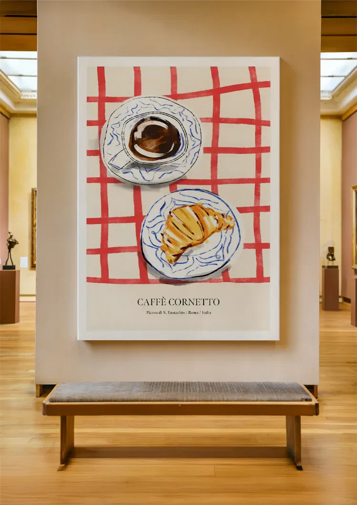 Café Cornetto Schilderij
