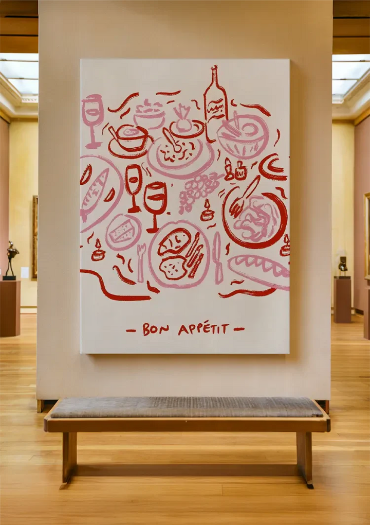 Bon Appétit Schilderij