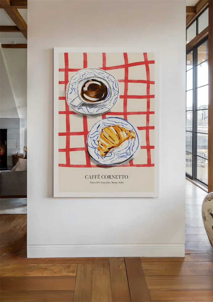 Café Cornetto Schilderij