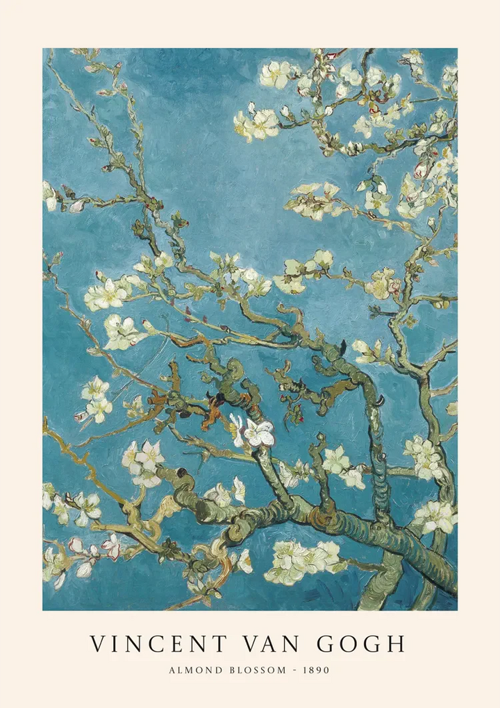 V. Van Gogh Bloeiende Amandelen Schilderij