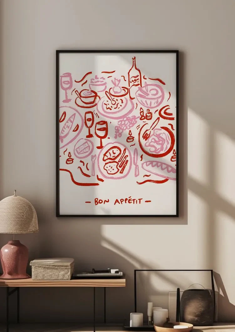 Bon Appétit Schilderij