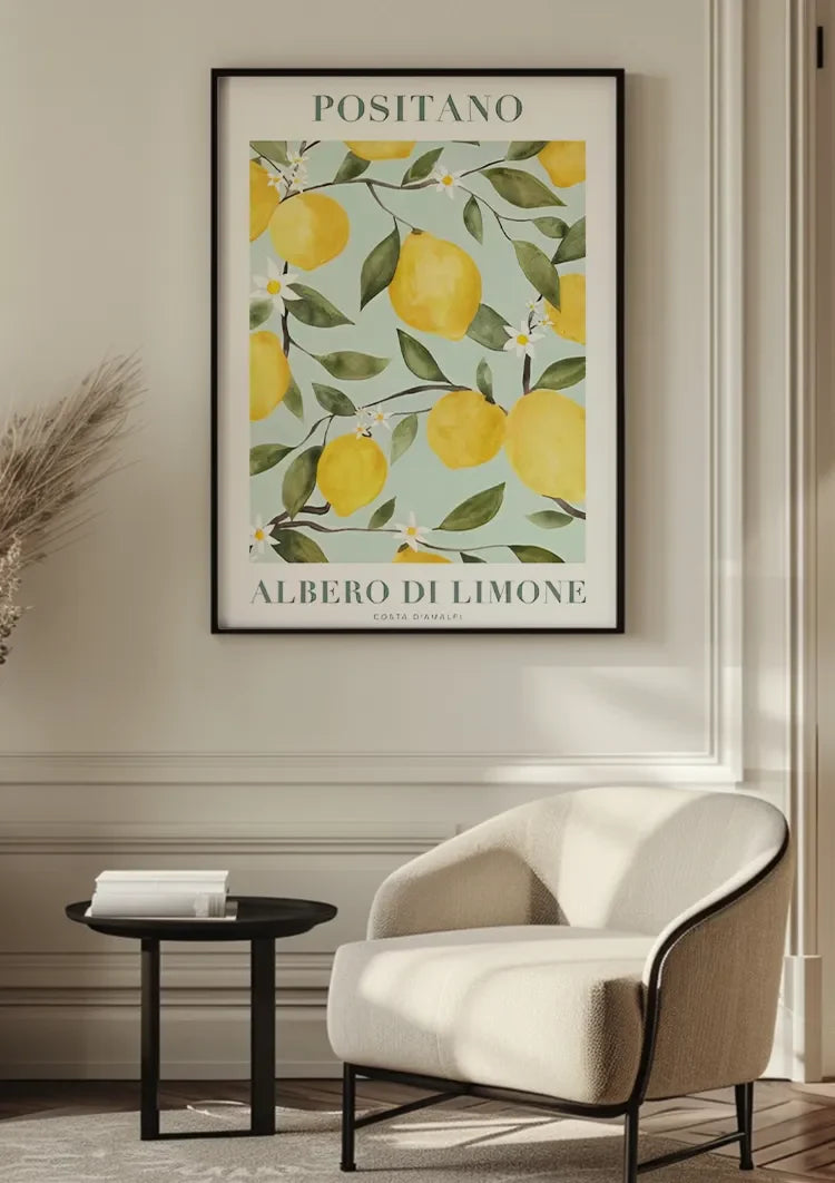 Positano Albero Di Limone Schilderij
