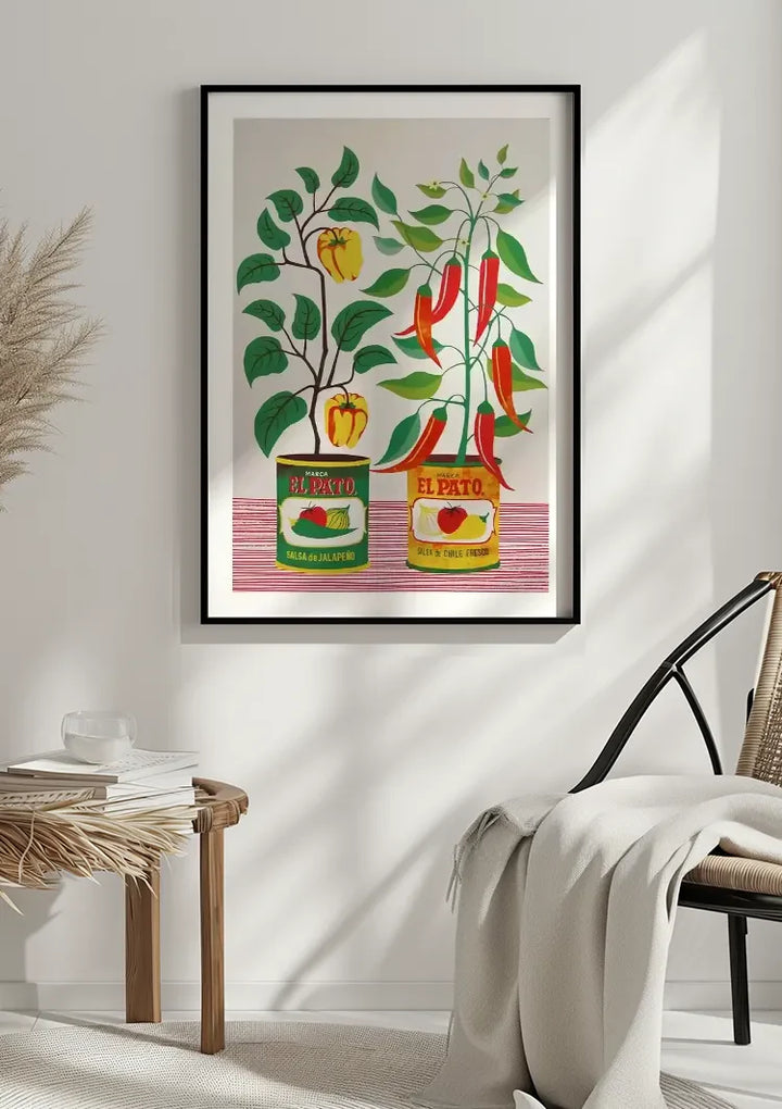 Salsa Blikjes Schilderij