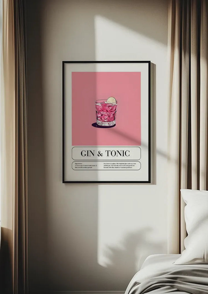 Gin Tonic Schilderij
