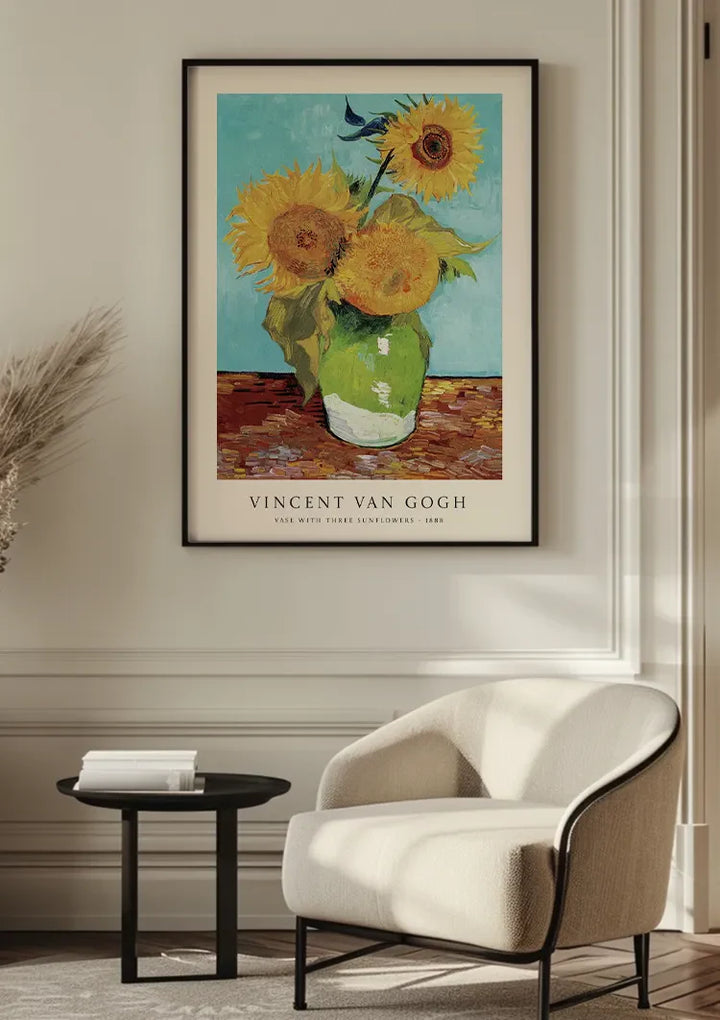 V. Van Gogh Zonnebloemen Vaas Schilderij