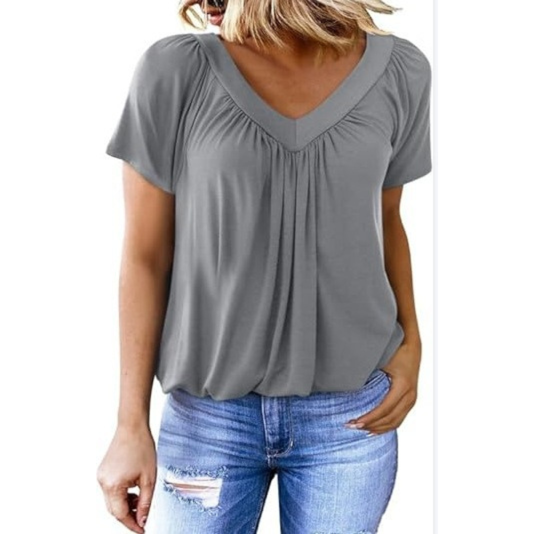 KATHLEEN™ - Casual V-Neck Top