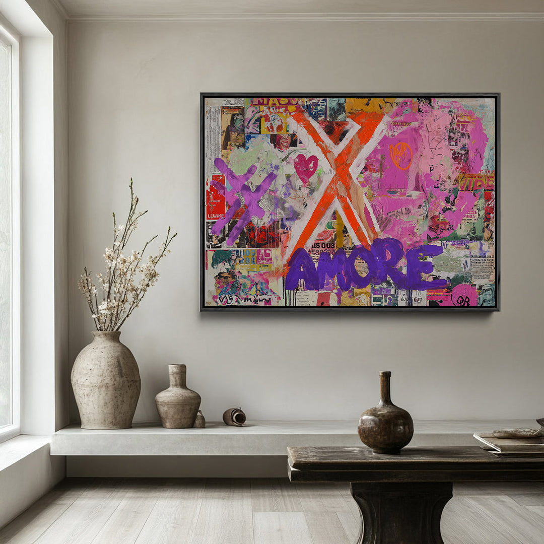 Amore Chaos Schilderij