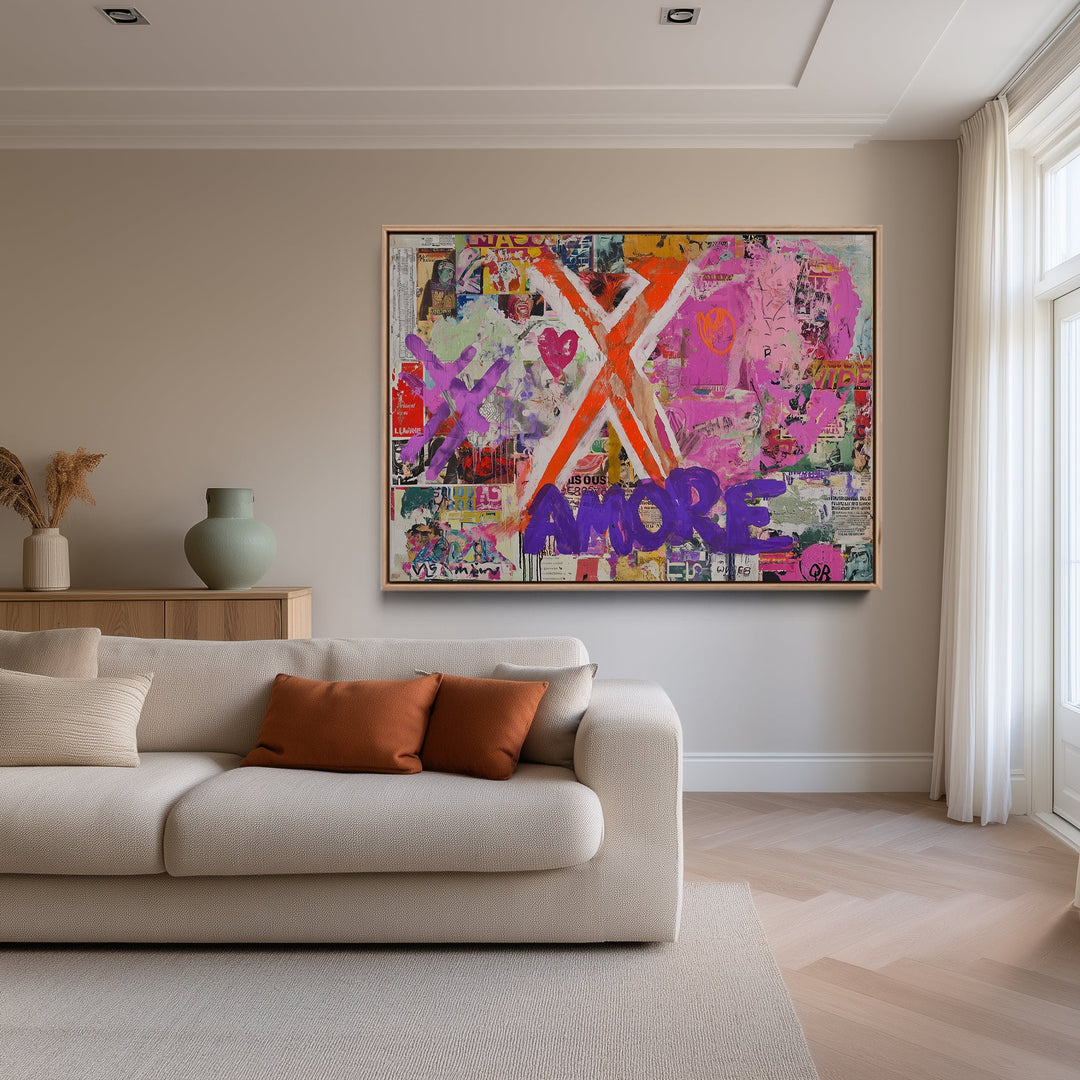 Amore Chaos Schilderij