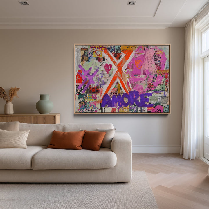 Amore Chaos Schilderij