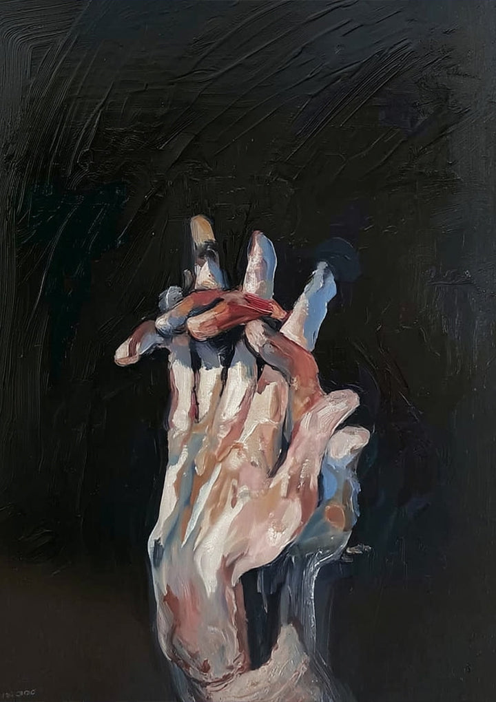 Tussen de Vingers van de Tijd Schilderij
