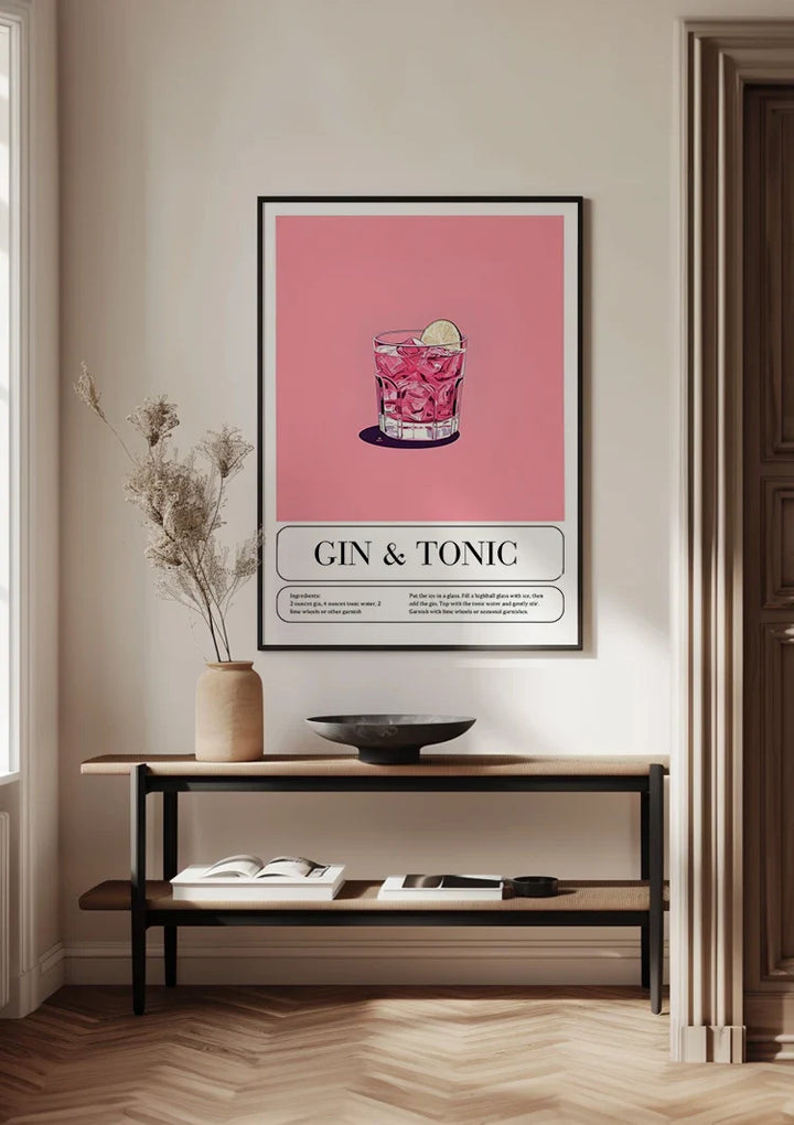 Gin Tonic Schilderij