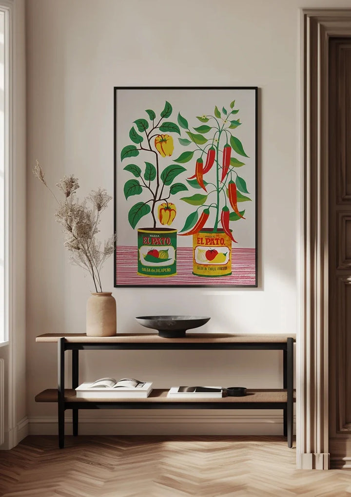 Salsa Blikjes Schilderij