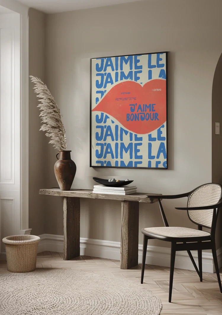 J'aime Le Bonjour Schilderij