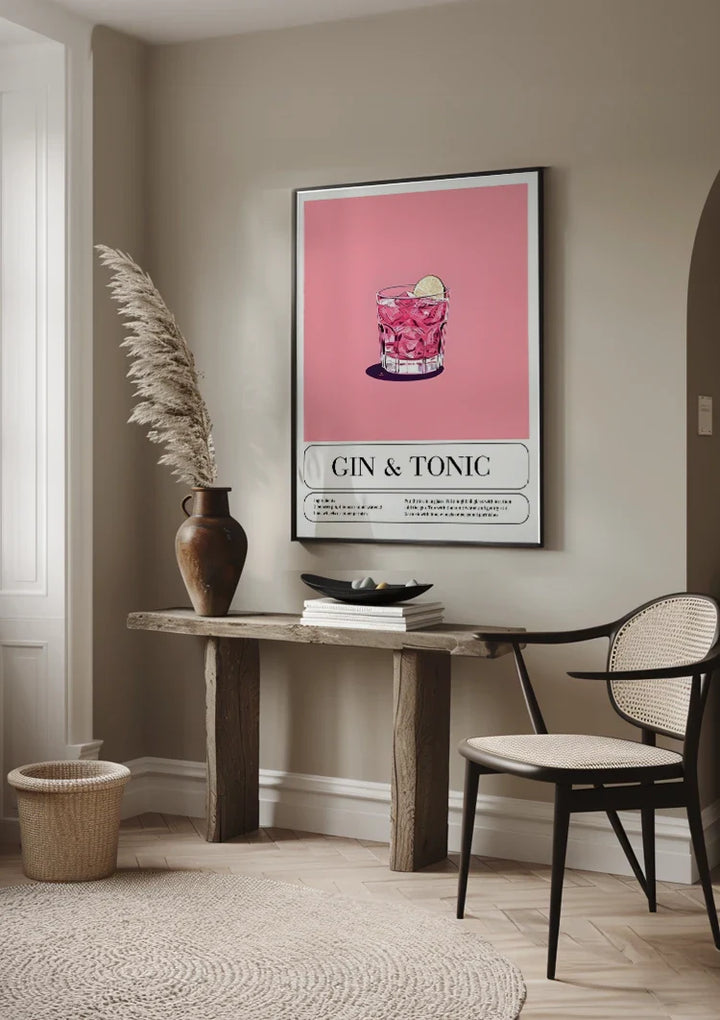 Gin Tonic Schilderij