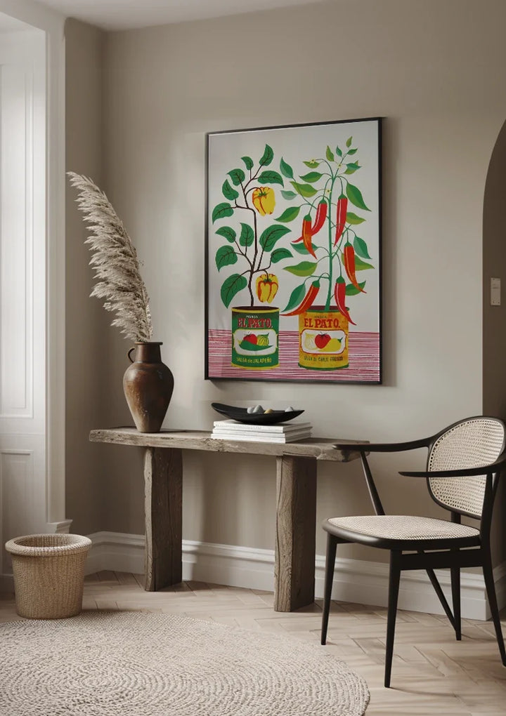 Salsa Blikjes Schilderij