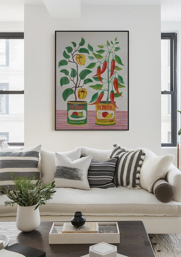 Salsa Blikjes Schilderij