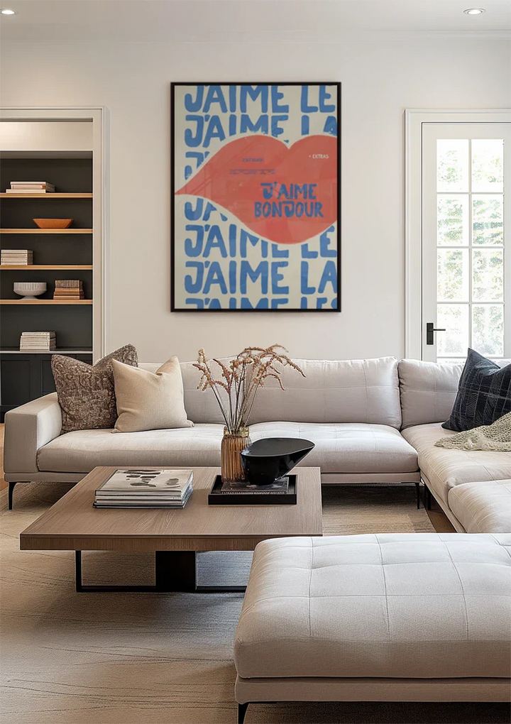 J'aime Le Bonjour Schilderij