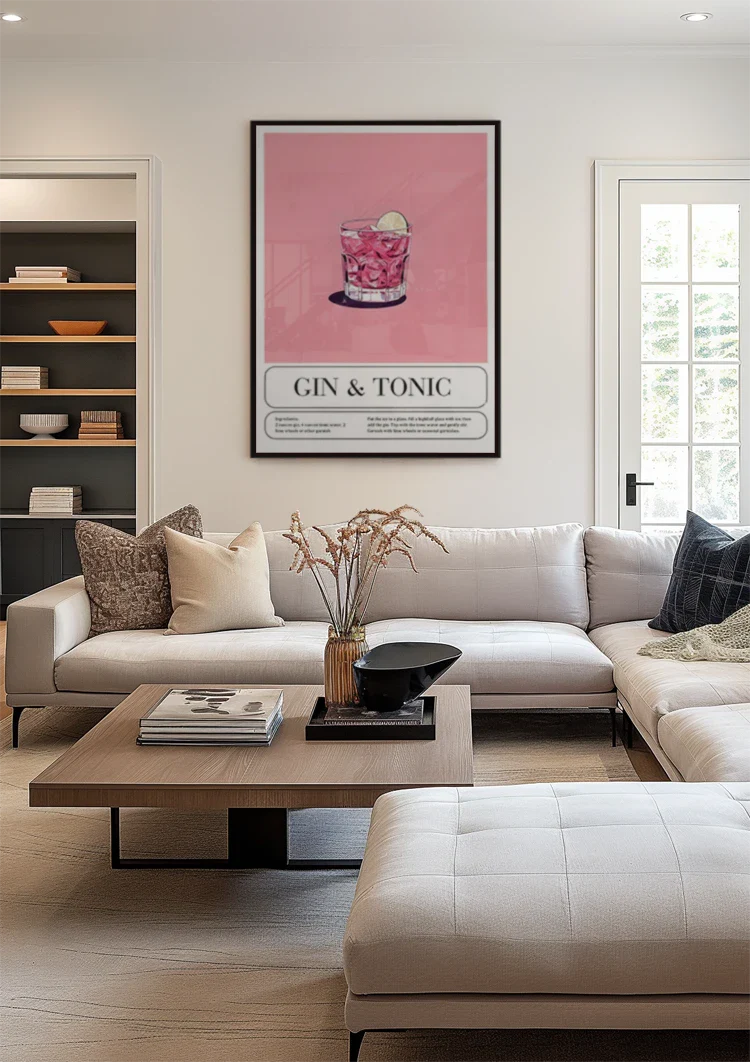 Gin Tonic Schilderij