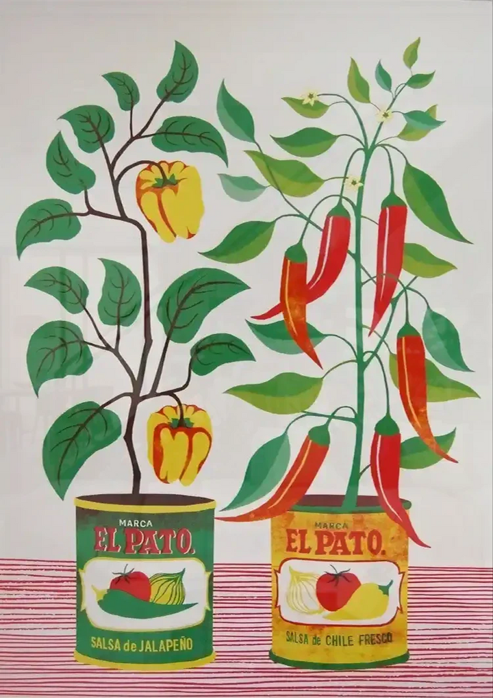 Salsa Blikjes Schilderij