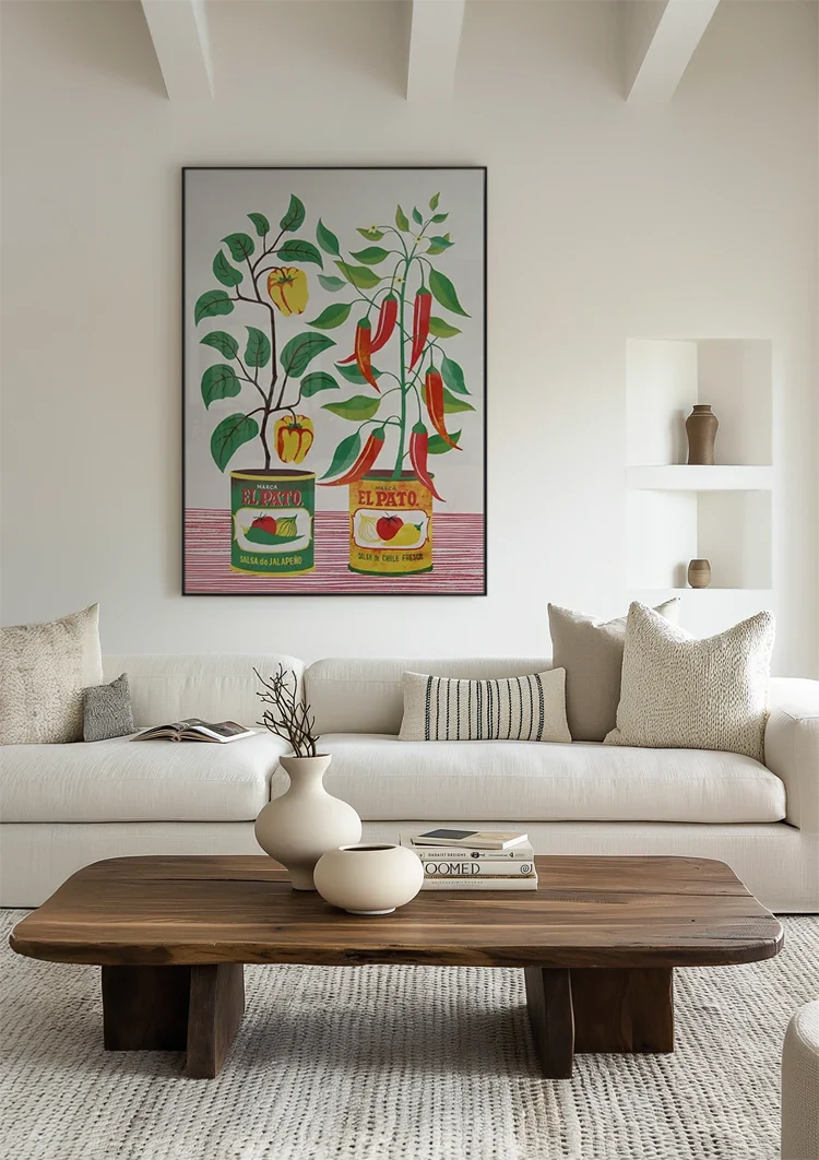 Salsa Blikjes Schilderij