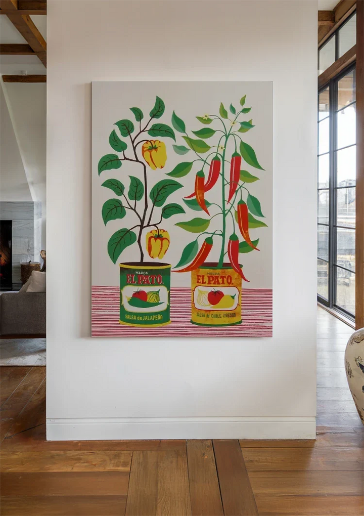 Salsa Blikjes Schilderij