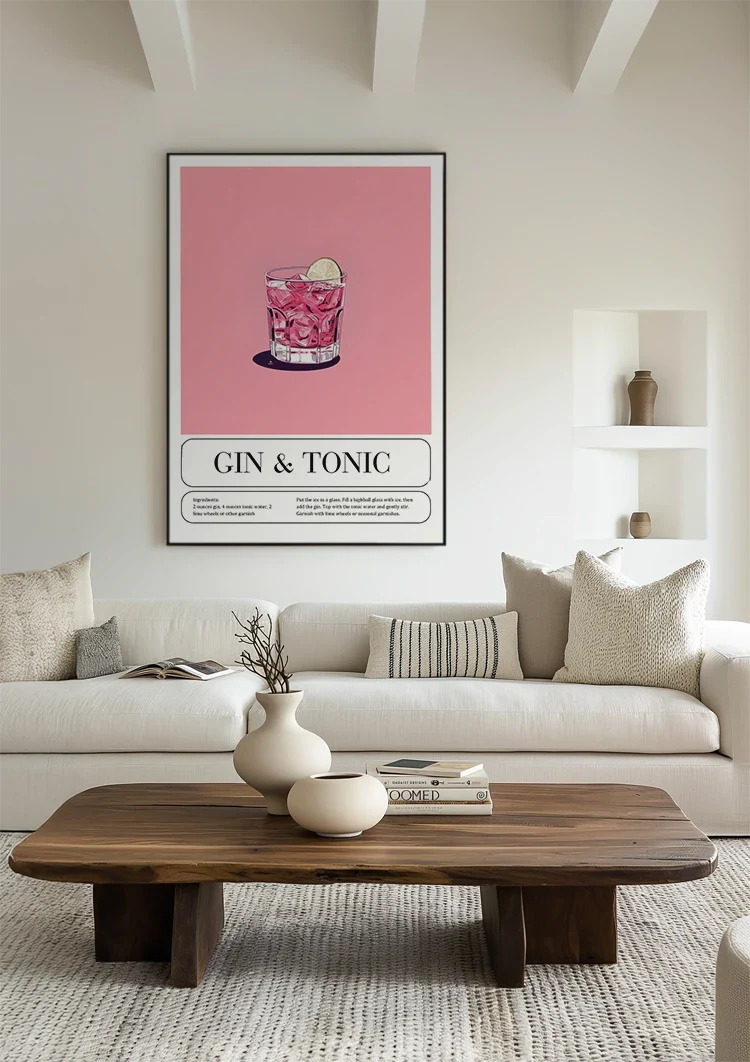 Gin Tonic Schilderij