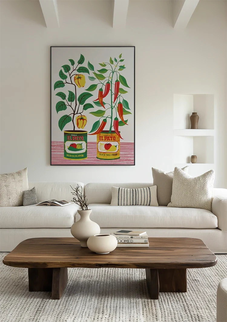 Salsa Blikjes Schilderij