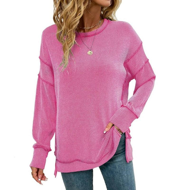 HAIZEY™ - Cozy Ribbed Oversized Sweatshirt