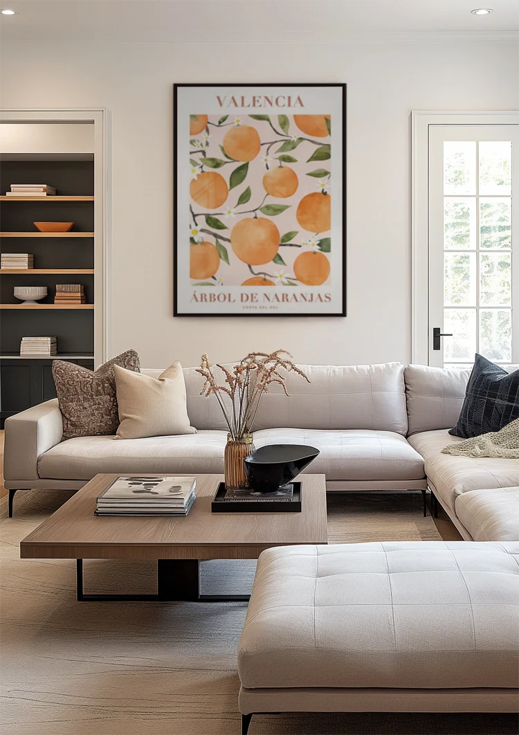 Valencia Arbol De Naranjas Schilderij
