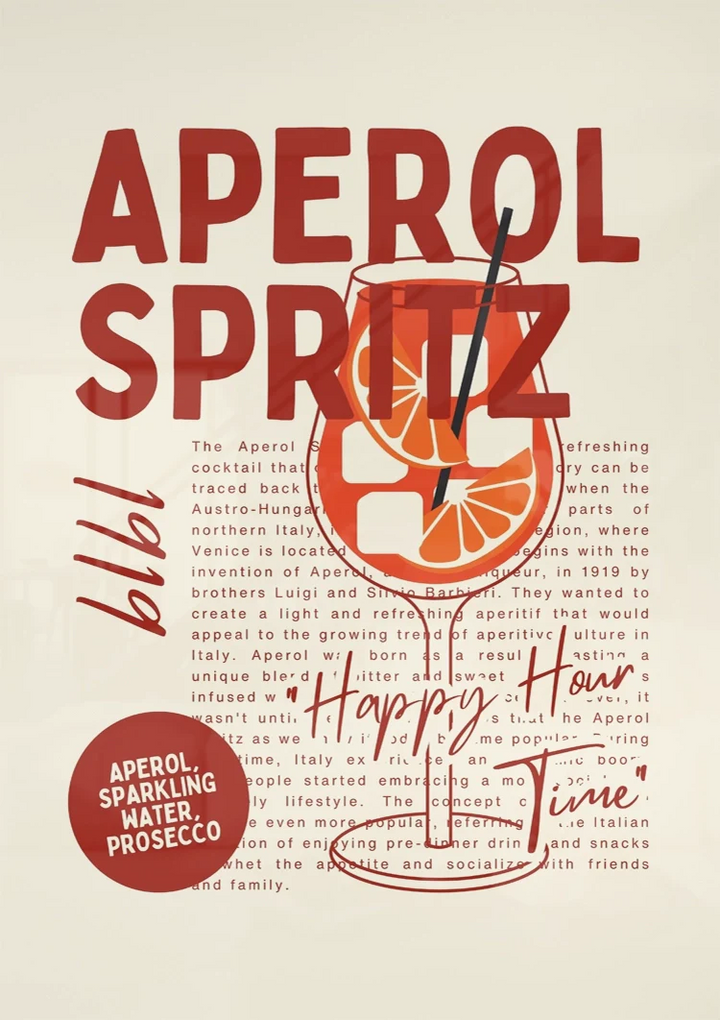 Aperol Spritz Schilderij