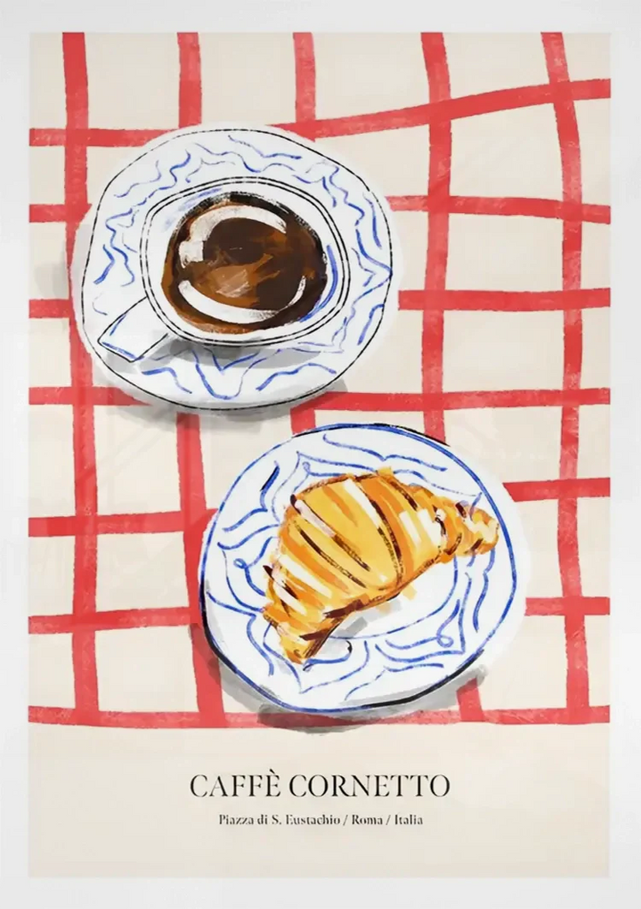 Café Cornetto Schilderij